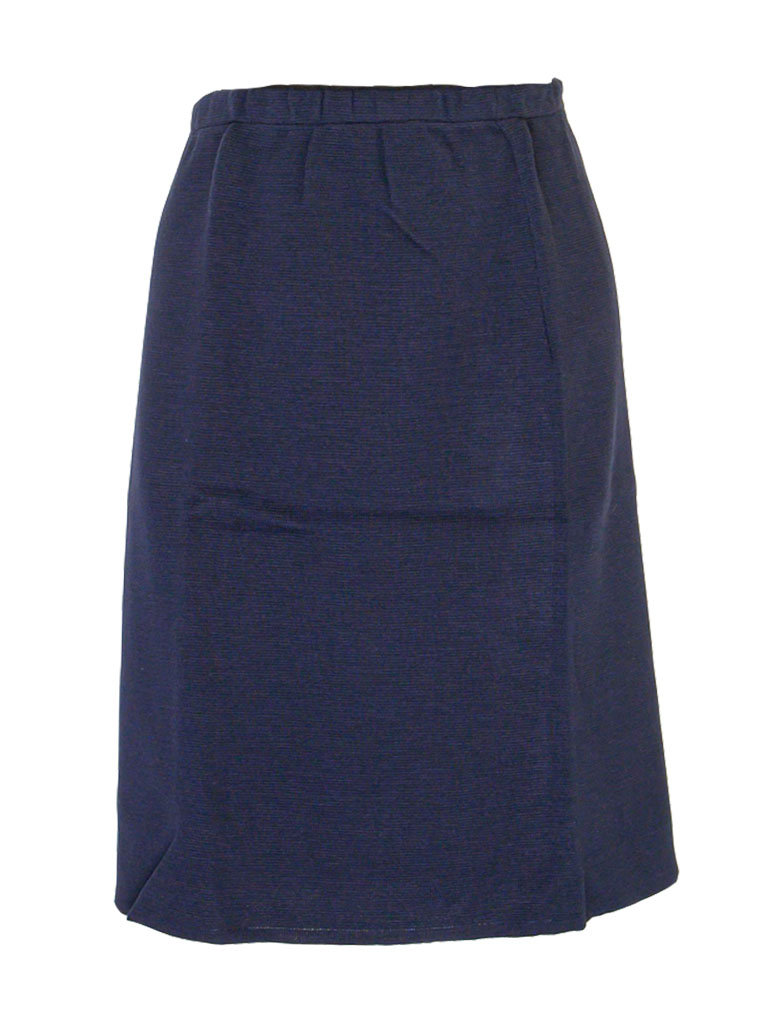 SKIRT-KNITTED-PLESSO-IN-STRAIGHT-LINE-BLUE-FS-401